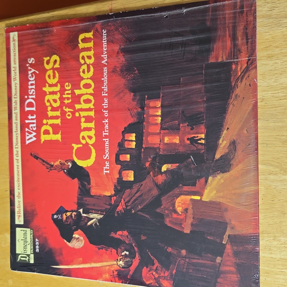 Pirates Of The Carribean Ride Soundtrack Vinyl Record Vintage